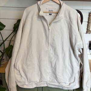 American Eagle “This Feels Seriously Lived-In” Half Zip Sweatshirt – XXL